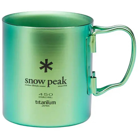 Dubbelwandige titanium mok Snow Peak 450
