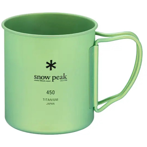 Mok in titanium enkele wand Snow Peak 450
