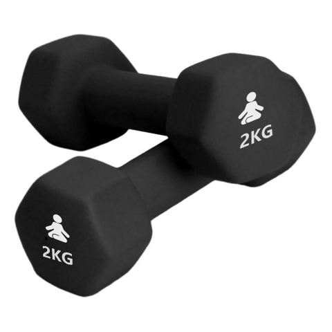 Dumbbell Fitpaddy Hexagonal Neoprene-Coated (x2)