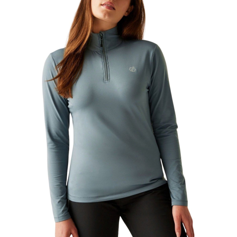 Dames stretch ondershirt 1/2 ritssluiting Dare 2B Lowline II