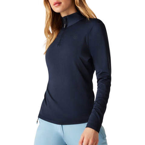 Dames stretch ondershirt 1/2 ritssluiting Dare 2B Lowline II