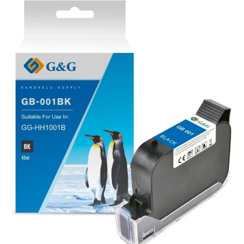 G&G Inktcartridge Origineel Zwart GB-001BK