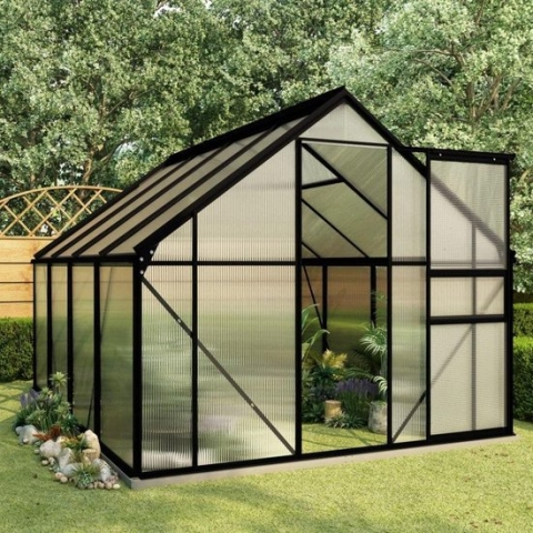 vidaXL-Tuinkas-met-basisframe-4,75-m²-aluminium-antracietkleurig