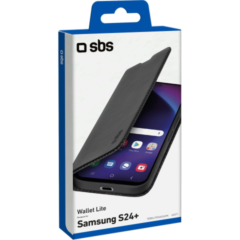 sbs mobile Flip cover Samsung Galaxy S24+ Zwart Flip Case