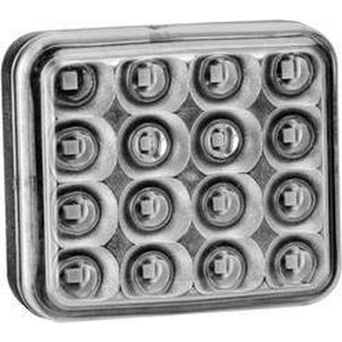 Fristom Mistlamp Mistachterlicht Achter 12 V, 24 V, 36 V Rood Helder glas