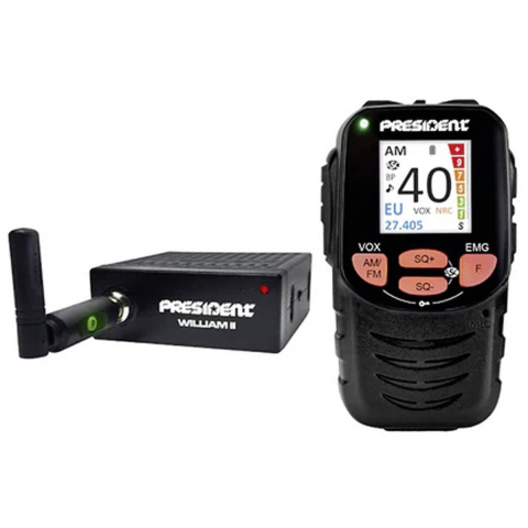 President WILLIAM II, AM/FM 40375 CB-station