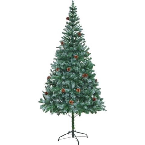vidaXL-Kunstkerstboom-met-dennenappels-210-cm