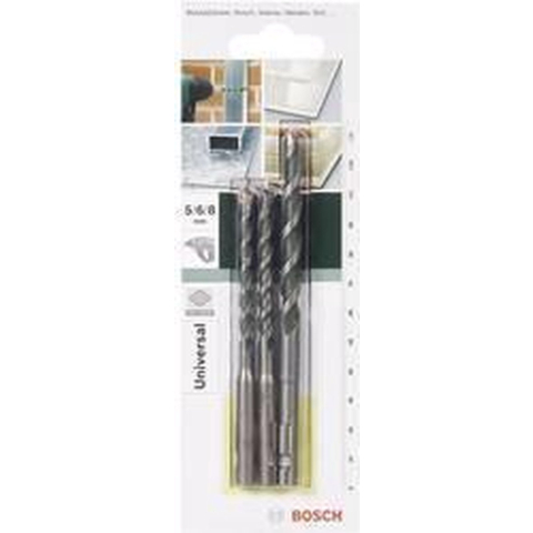 Bosch Accessories 2609256918 Carbide Multifunctionele boorset 3-delig 5 mm, 6 mm, 8 mm SDS-Quick 1 set(s)