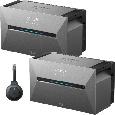 Anker Solix 2 X Solarbanks 3 E2700 Pro + P1 Meter Powerbank Emobility Bundle