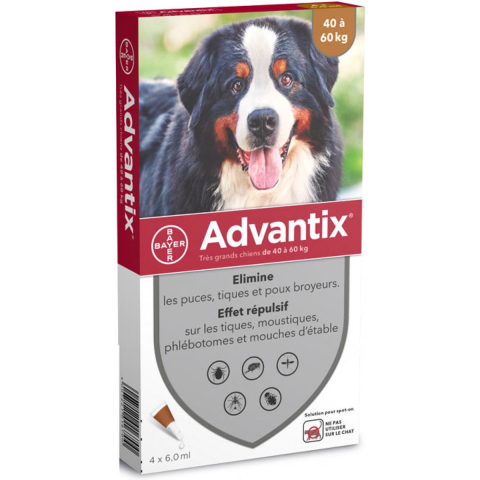 Ongediertebestrijding voor honden Elanco Advantix 6 ml