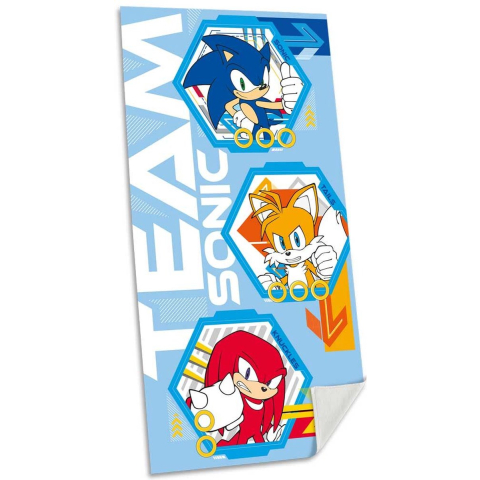 Katoenen strandlaken Kids Licensing Sonic The Hedgehog