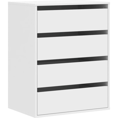 vidaXL Ladeblok - Wit, 60 x 41 x 76 cm