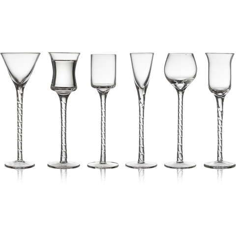 Lyngby Glas Rom borrelglas 2,5-5 cl 6-delig Transparant