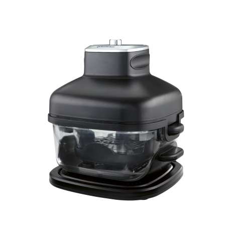 SILVERCREST Glazen airfryer met 2 schalen, 2 L en 4 L