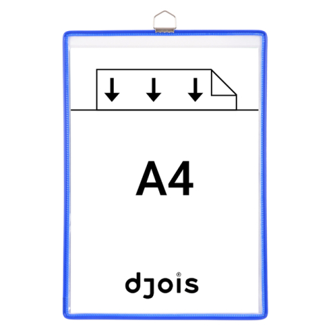 Zichtpanelenframe hangend Tarifold A4 blauw 5 stuks