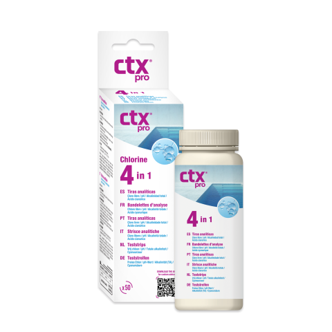 CTX 4-in-1 Chloor teststrips - CTX