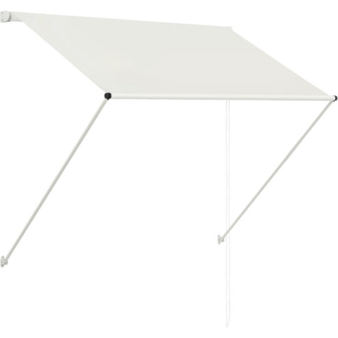 VidaXL Luifel uittrekbaar 150x150 cm crème