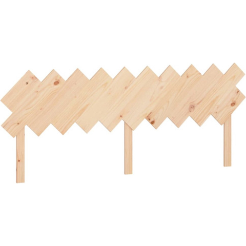 VidaXL Hoofdbord 196x3x80,5 cm massief grenenhout