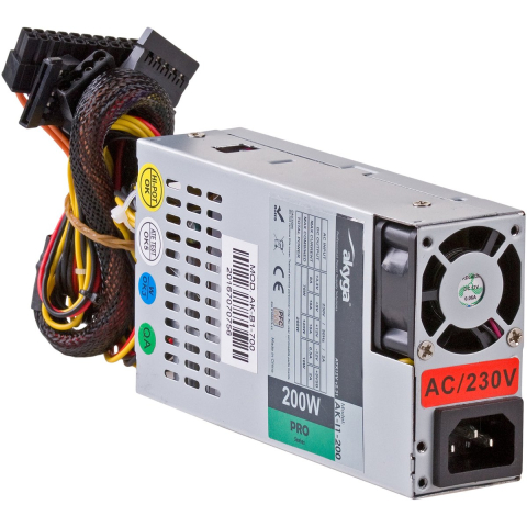 Akyga Pro Series Voeding - 200 Watt - 40 mm - 80 Plus ja