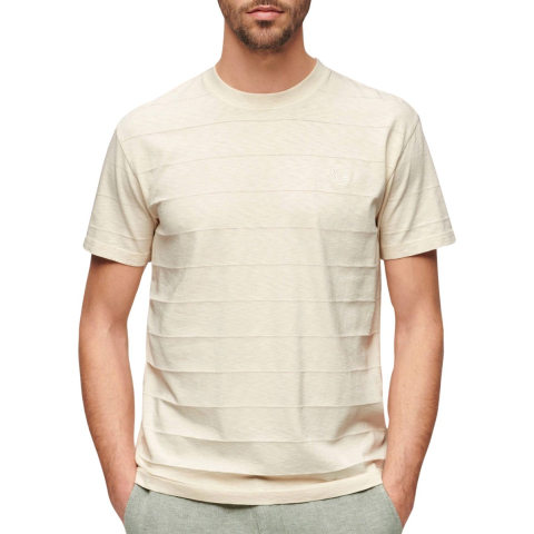 T-shirt met structuur van biologisch katoen Superdry Vintage