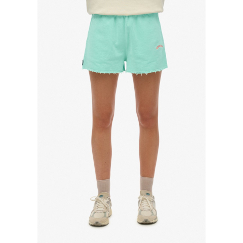 Essentiële dameslogo short in garment dye Superdry
