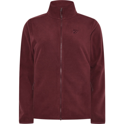Didriksons Viona, fleecejack, dames, anemon red