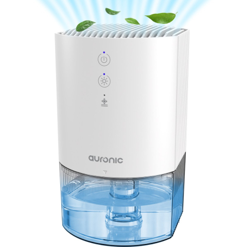 Auronic Luchtontvochtiger Mini XS – 900 ml – 23W – Tot 240 ml per Dag –