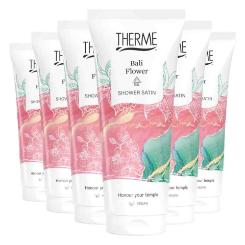 6x Therme Bali Flower Shower Satin 200 ml