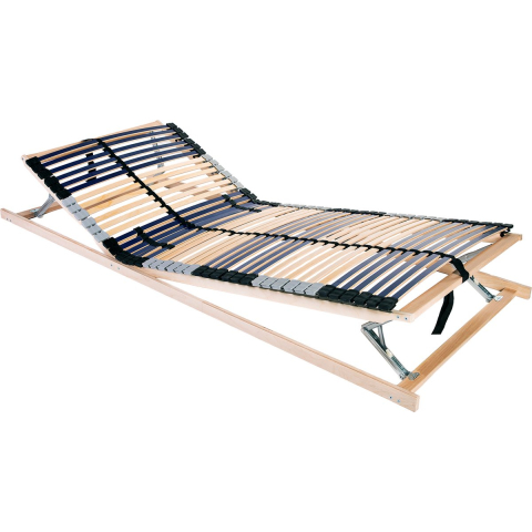 VidaXL Lattenbodem bruin 80 x 190 cm massief beukenhout