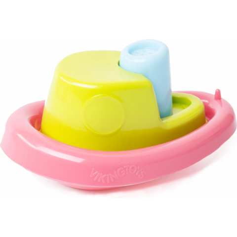 Mertex Viking stoombootje in pastel kleuren