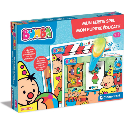 Clementoni Education - bumba mijn eerste quiz - educatief speelgoed 2-4 jaar - interactieve pen