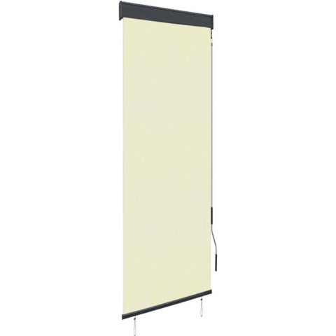 VidaXL Rolgordijn voor buiten 60x250 cm crème