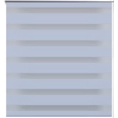 VidaXL Zebra rolgordijn 50,9 x 100 cm stofbreedte 46,7 cm wit