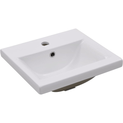 VidaXL Inbouwwastafel 42x39x18 cm keramiek wit