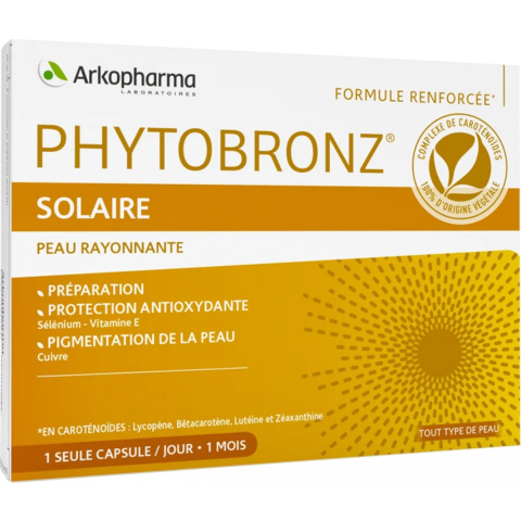 Arkopharma Phytobronz Voorbereider Op De Zon 30 Capsules
