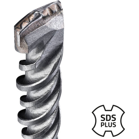 KWB hamerboor - ø 18 mm - lengte 450/400 mm - steen en beton - sds plus - 244748