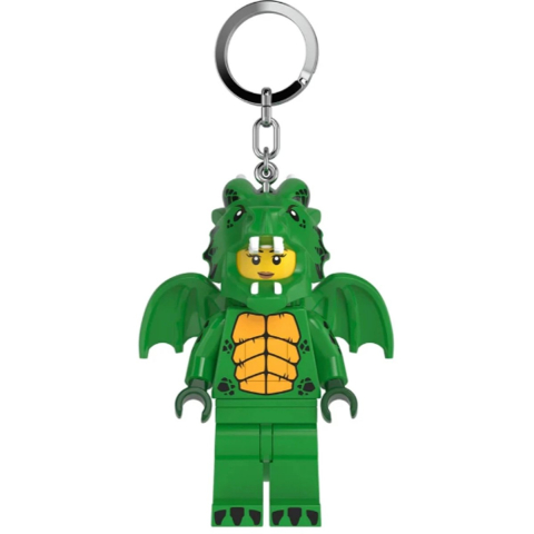 LEGO Minifigures sleutelhanger m/licht Green Dragon Girl