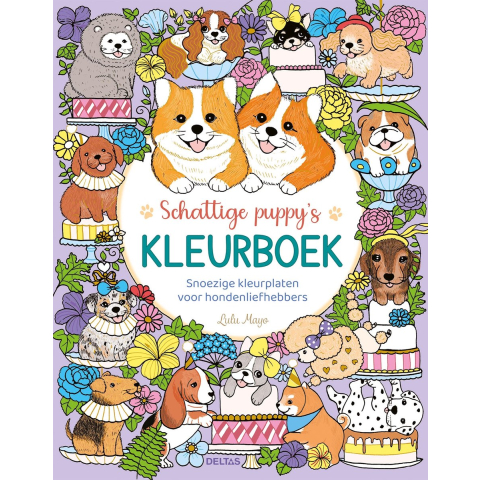 Deltas Schattige puppy's kleurboek Kleurboeken