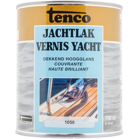Touwen tenco bootlak hoogglans rijnwit 900 750ml