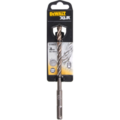 DeWalt xlr serie - sds plus boor - 8x160 mm - 4-snijder - volledig carbide
