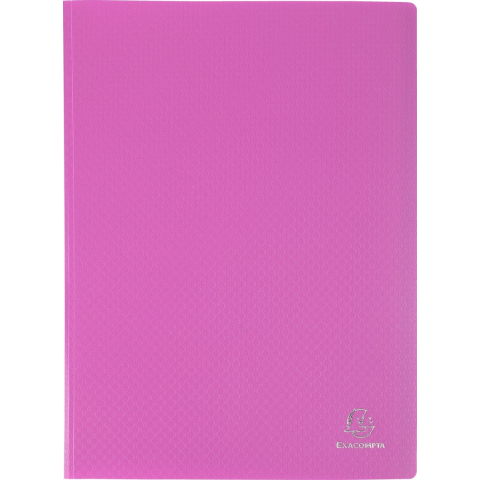 Exacompta OpaK Showalbum 60 insteektassen A4 Roze Pak van 8
