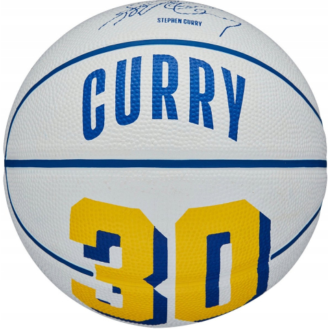 Wilson nba player icon mini - basketbal - wit - curry 3