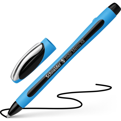 Balpen Schneider Slider Memo 0,7mm zwart