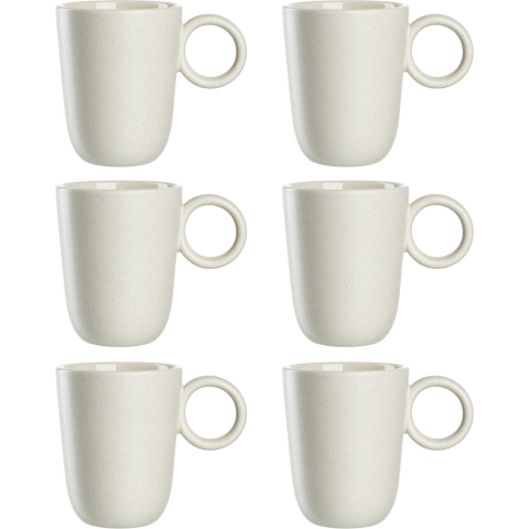Leonardo roma mok 400ml creme - set/6