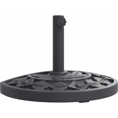 VidaXL Parasolvoet voor stok van ø38 / 48 mm 9 kg halfrond