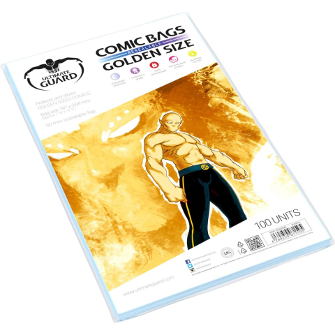 Ultimate Guard comic bags resealable (100) - golden size