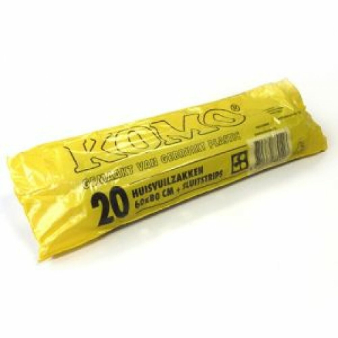 3x Komo Vuilniszakken 60 liter 20 stuks