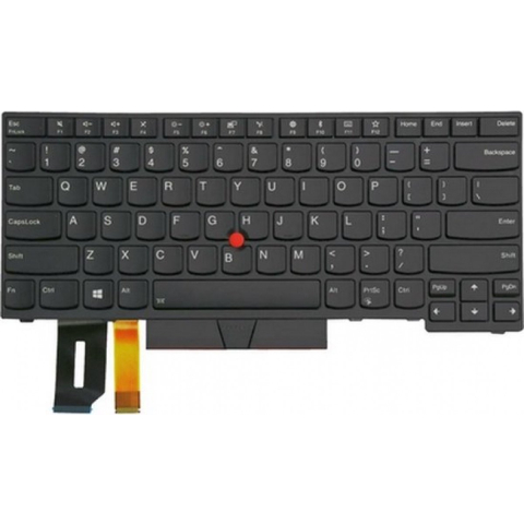 Lenovo Lite-On - Notebook replacement keyboard - Engels (US international) - Zwart
