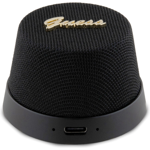 Draagbare Bluetooth Speaker Guess Stand Magnetic Script Metal, 3W, Zwart