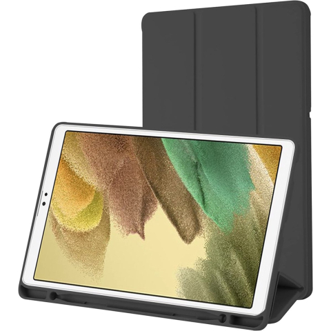 Hoes voor Samsung Galaxy Tab A7 Lite, Techsuit, Flex Trifold, Zwart